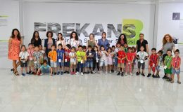 Minik Ressamlar Ahmet Yeşil Sanat Galerisi’nde buluştu