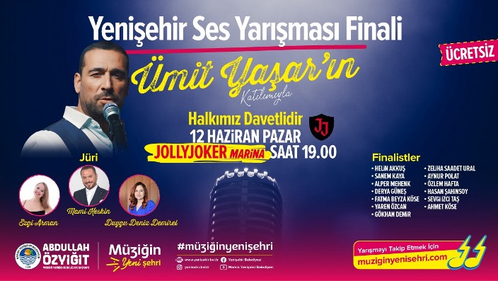 Yenişehir Ses Yarışması Pazar günü düzenlenecek