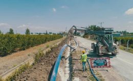 MESKİ, Tarsus’ta içme suyu yapım işine devam ediyor