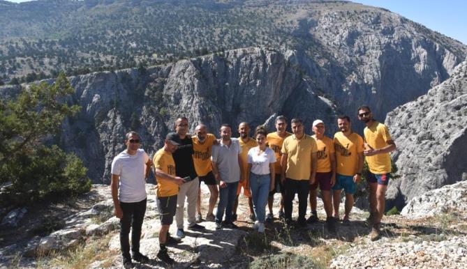 Dünyanın sayılı kanyon gezisi olan Mut Kestel Kanyonu gezisi başladı