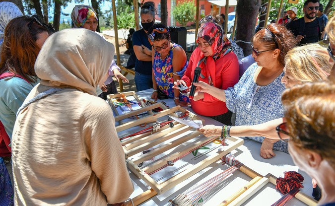 Darısekisi Örnek Köyü’nde ‘Çarpana Atölyesi’ne büyük ilgi