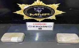 Moto kuryeden 2 kilo eroin çıktı