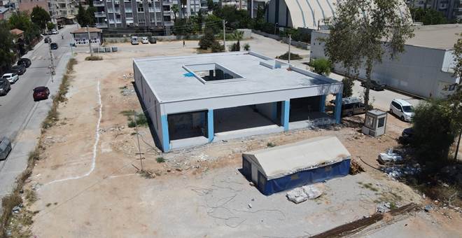 Yenişehir Belediyesi Göçmen Balık Pazarı’nın yapımında sona gelindi