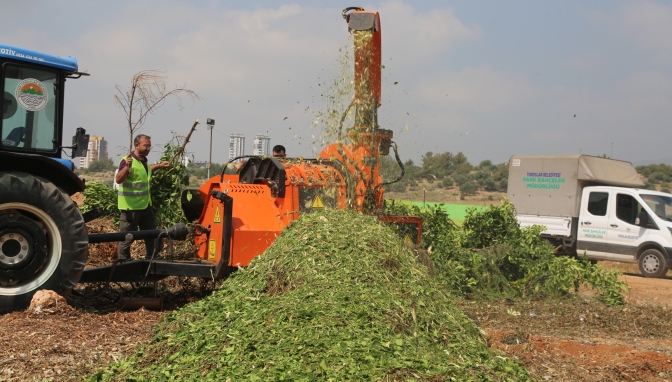 Toroslar Belediyesi, organik atıkları gübreye dönüştürüyor