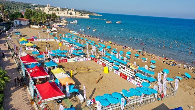 PRO BEACH TOUR Mersin etabı Kızkalesi’nde başladı