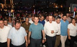 Yenişehir sokaklarında zafer coşkusu