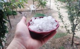 Mersin’in yüksek kesimlerinde dolu etkili oldu