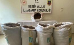 Mersin’de 350 kilogram kaçak tütün ele geçirildi