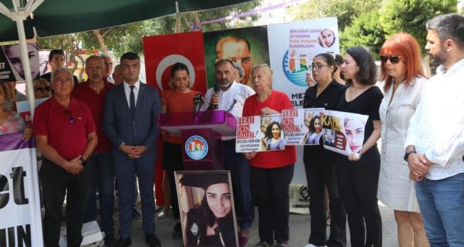 Feray Şahin, ölüm yıl dönümünde Mersin’de anıldı