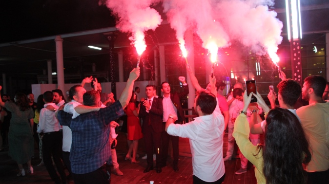 Mersin Barosu Avukatları adli yıl açılış resepsiyonunda bir araya geldi