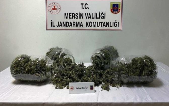 Mersin’de uyuşturucu operasyonu: 2 gözaltı