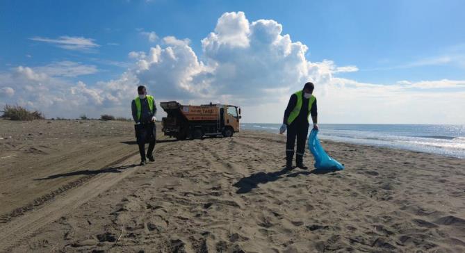 Tarsus plajına kavuşuyor