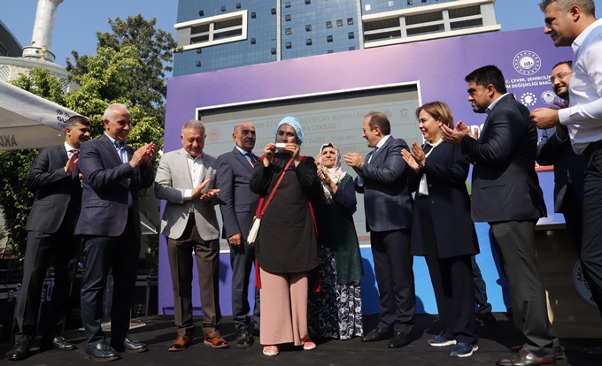 Çay Mahallesi Kentsel Dönüşüm Projesi’nde kuralar çekildi