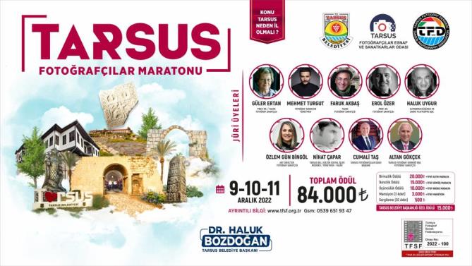 ‘Tarsus neden il olmalı?’ konulu fotoğrafçılar maratonu başlıyor