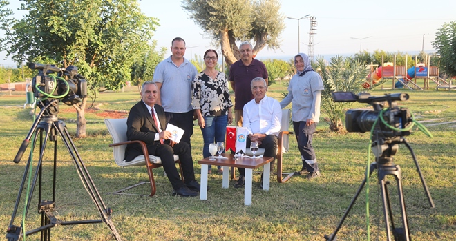 Başkan Tarhan, Mutlu Yaşam Köyünü canlı yayında anlattı