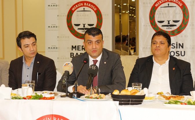 Mersin Baro Başkanı: Avukata şiddetin önlenmesi için gazetecilerden destek bekliyoruz