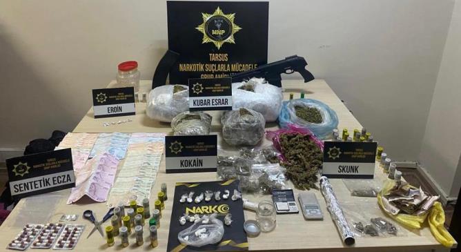 Mersin’de uyuşturucu operasyonunda 6 şüpheli gözaltına alındı