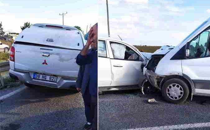 Cezaevi aracı kaza yaptı, 11 kişi yaralandı