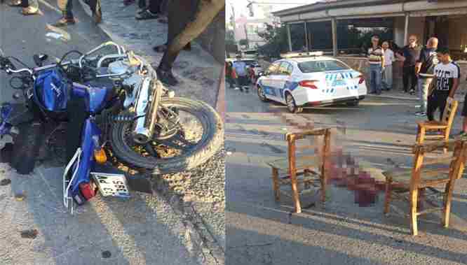 Otomobil ile motosiklet çarpıştı: 2 ağır yaralı