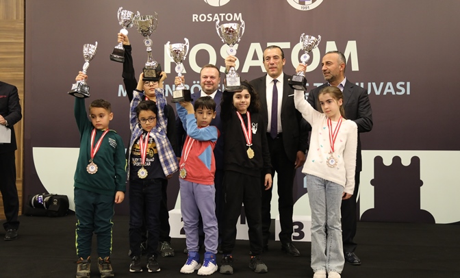 Rosatom Mersin Bölge Satranç Turnuvası’nda şampiyonlar belli oldu