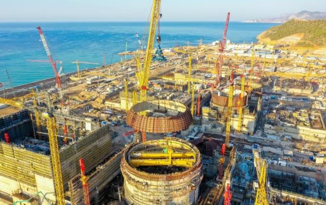 Akkuyu NGS’nin ilk ünitesinde ana işler tamamlandı