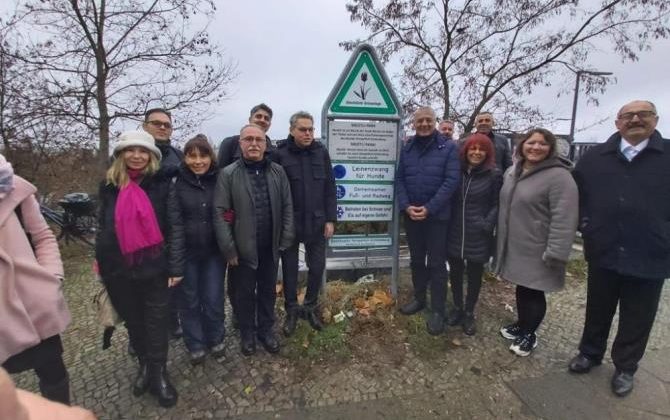 Almanya’nın başkenti Berlin’de Mezitli Parkı