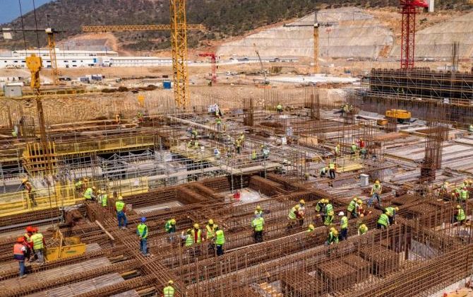 Akkuyu Nükleer Güç Santralinde açık reaktöre su verme işlemine başlandı