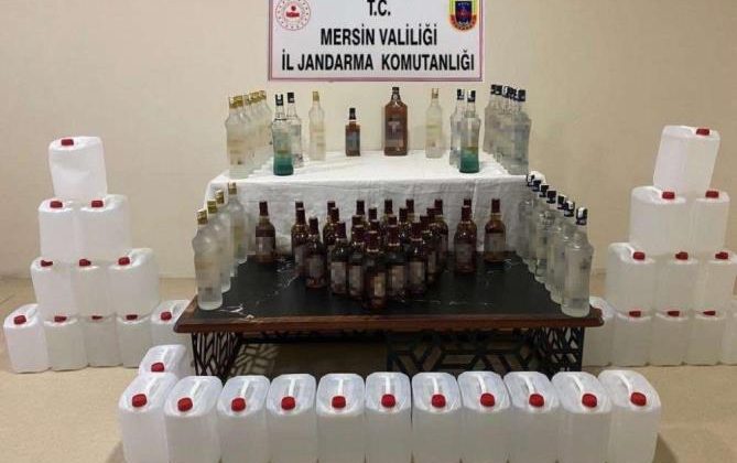 Mersin’de yılbaşı öncesi sahte içki operasyonu
