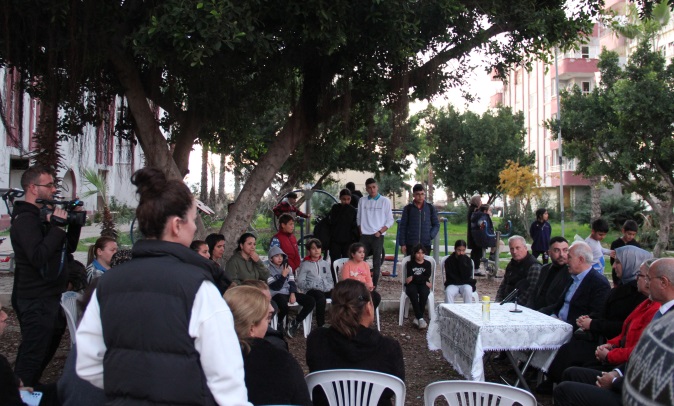 Gültak, Kazanlı Mahallesi esnafı ile buluştu