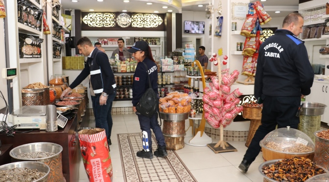 Toroslar Zabıtasından, Yeni yıl öncesi sıkı denetim