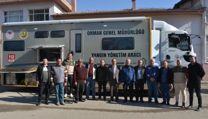 Orman yangınları artık ‘mobil yangın yönetim aracından’ koordine edilecek