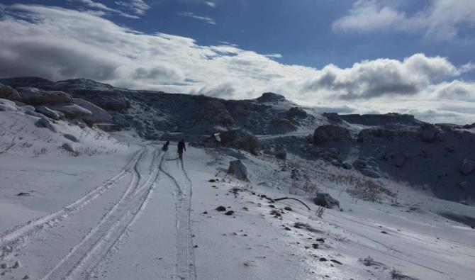 Mersin Anamur’da kar yağışı