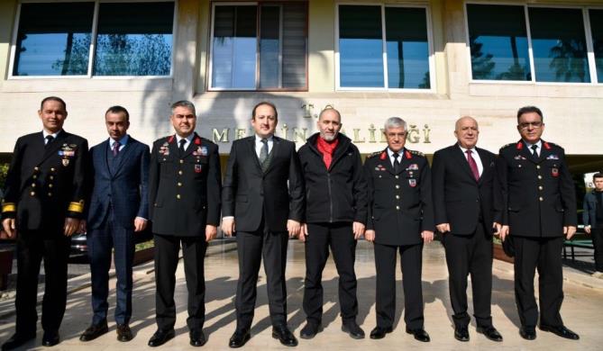 Jandarma Genel Komutanı Orgeneral Arif Çetin Mersin’de