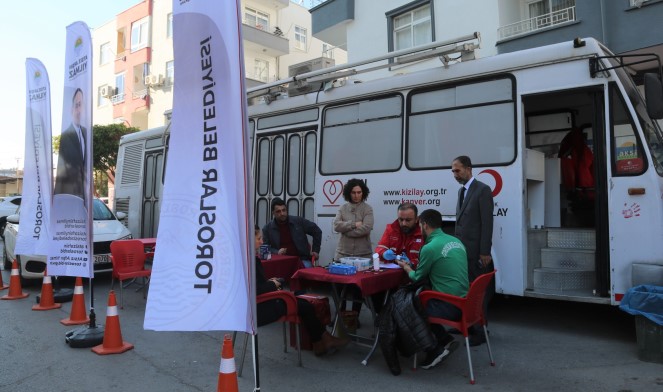 Toroslar Belediyesinden kan bağışı kampanyasına destek