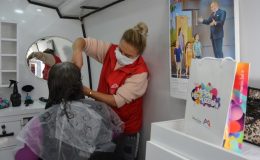 “Mobil Kuaför” aracı kırsal mahallelerin hizmetinde