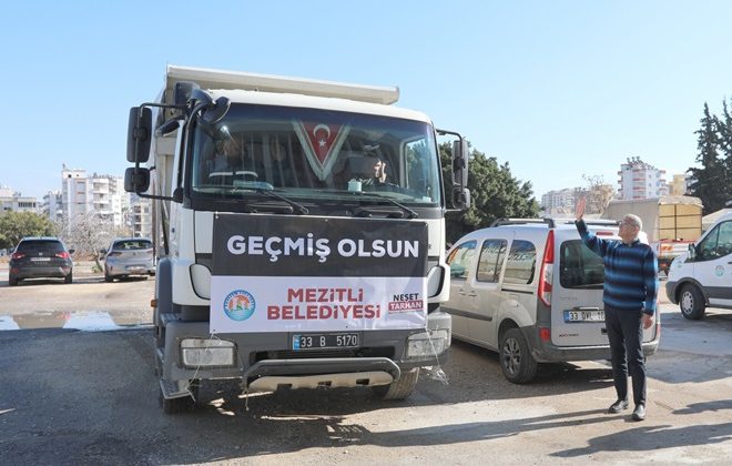Mezitli Belediyesinde deprem seferberliği sürüyor