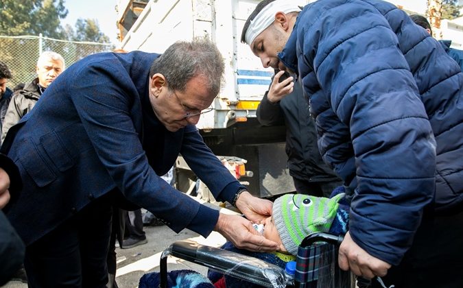 Başkan Seçer, Hatay’da deprem bölgesinde incelemelerde bulundu