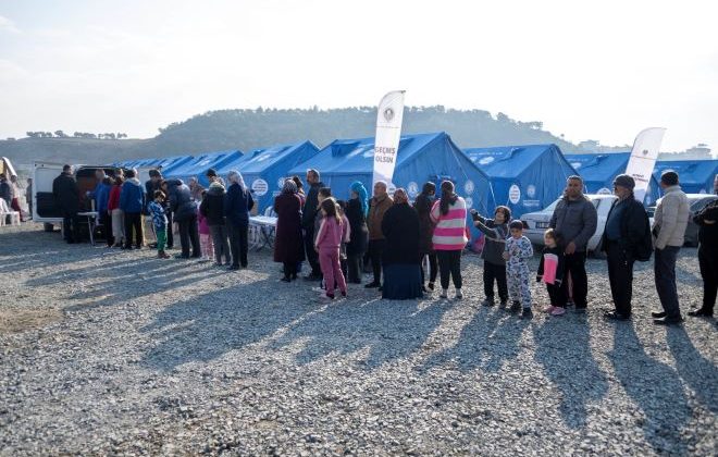 Mobil Mutfak Tırı’nda tencereler Hatay’da depremzedeler için kaynıyor