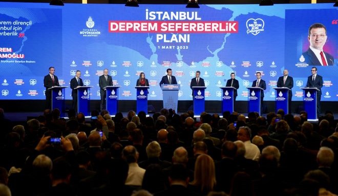 Başkan Seçer, İstanbul Büyükşehir Belediyesi’nin Deprem Seferberlik Planı Toplantısı’na Katıldı