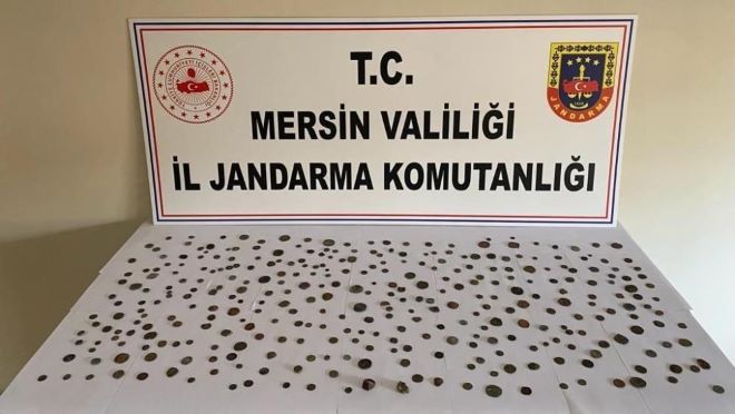 Mersin’de Roma ve Bizans dönemine ait 345 adet tarihi eser ele geçirildi