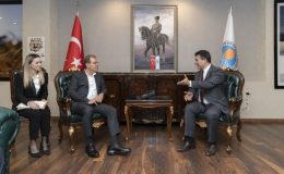 Başkan Seçer, Unhcr Türkiye Temsilcisi Philippe Lerclev ve beraberindekileri ağırladı