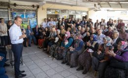 Başkan Seçer, Çeşmeli ve Tömük’de vatandaşlarla buluştu