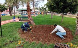 Akdeniz’de park, bahçe ve yeşil alanlar çiçekleniyor