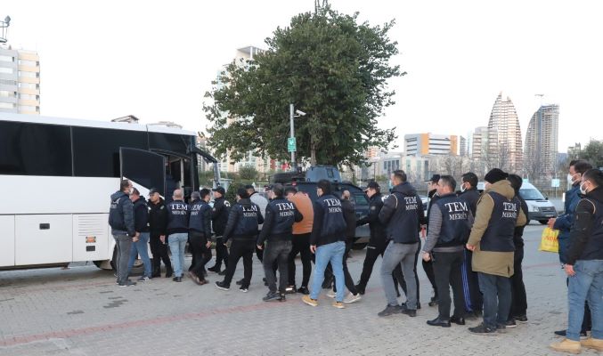 Mersin’de örgüt elemanı 6 kişi tutuklandı