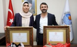 Akdeniz’de DEM Parti’nin Eşbaşkanları mazbatalarını aldı