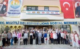 Mezitli Belediyesi ve Lions Sosyal Merkezi açıldı