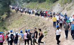 Yüzlerce vatandaş Yenişehir Belediyesinin doğa yürüyüşünde buluştu
