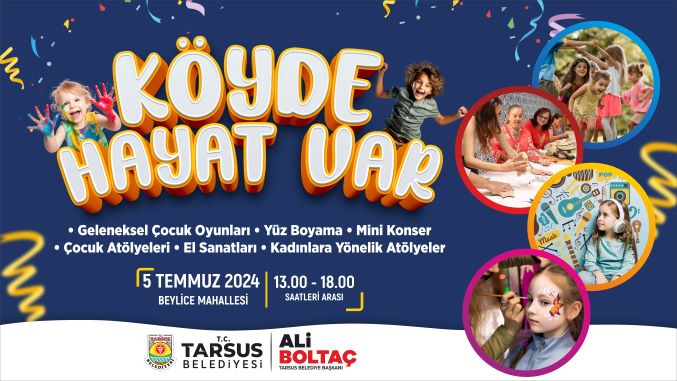 Tarsus’ta “Köyde hayat var” etkinliği başlıyor