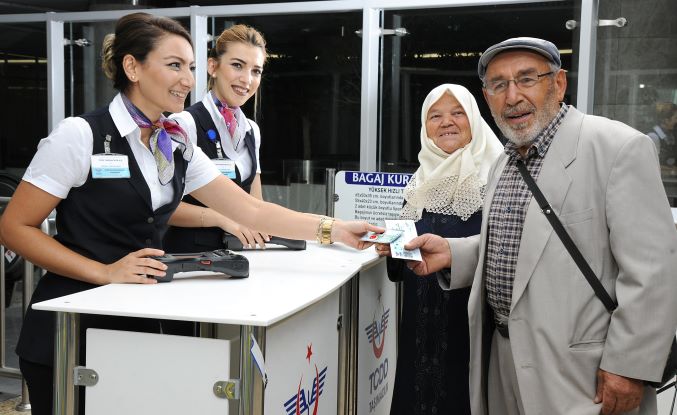 353 binden fazla emekli indirimli seyahat etti