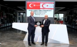 KKTC Mersin Konsolosu Özgür Ezel, MTOSB’yi ziyaret etti